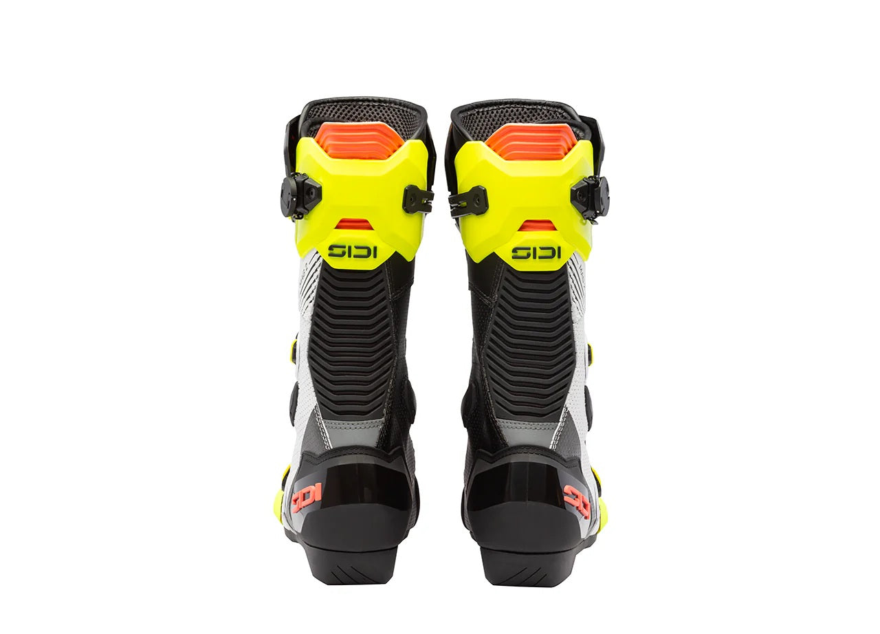 Botas de moto Sidi MAG 2 Air Fluo Amarillo / Coral Rojo - 390 