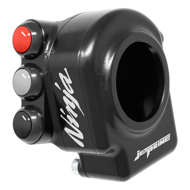 Gasgriffgehäuse mit integriertem Lenkerschalter JetPrime Kawasaki Ninja ZX-4RR (24-26) JP CO KA014