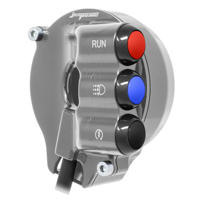 Gasgriffgehäuse mit integriertem Lenkerschalter JetPrime Aprilia RSV4 RF (17-18) JP CO AP009