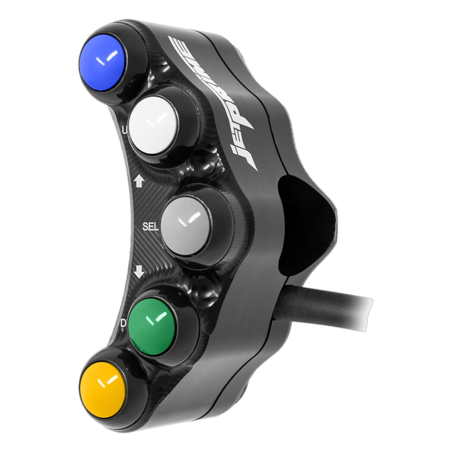 Lenkerschalter Sport links JetPrime BMW S 1000 RR (09-24) JP SPS 003 – für I2M-Dashboard