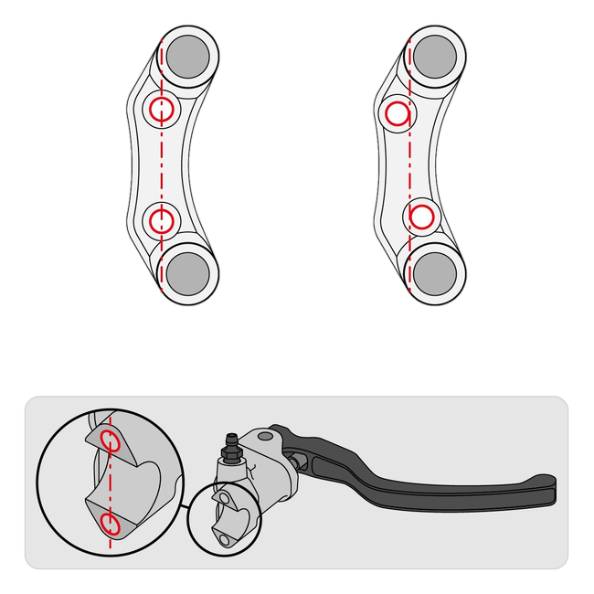 Lenkerschalter Street rechts JetPrime Aprilia RSV4 / RSV4 RR (09-20) JP PLDB 009 – versetztes Lochbild