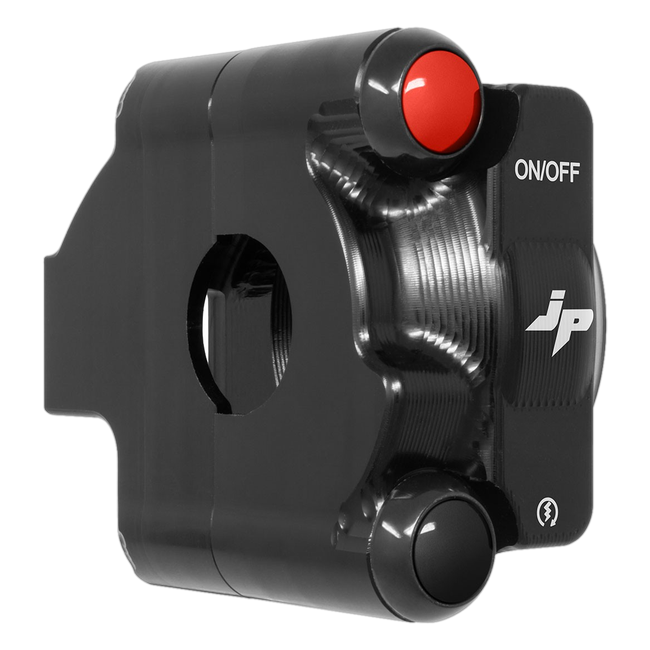 Gasgriffgehäuse mit integriertem Lenkerschalter JetPrime Ducati Panigale V2 955 (20-24) JP CO DU602 – für Feel-Racing-Dashboard