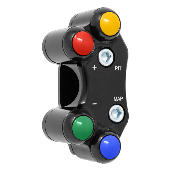 Lenkerschalter SuperSport links JetPrime Yamaha YZF-R6 Race (21-25) JP SPS MK601Y – für Mectronik-Dashboard