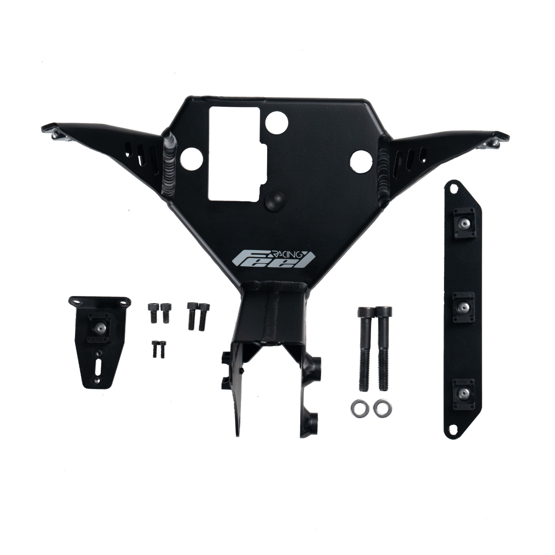 Feel Racing Racing-Frontrahmen Detail: Steckerhalter und T-Air-Halter