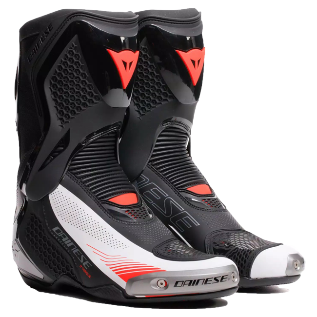 Botas de moto Dainese Torque 4 Air Racing y de calle verano | Hombre | Negro/Blanco/Rojo | 2017900086N3200 