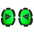 Dainese Pista deslizadores de rodilla Knee Slider Neón Verde 201876166513001 