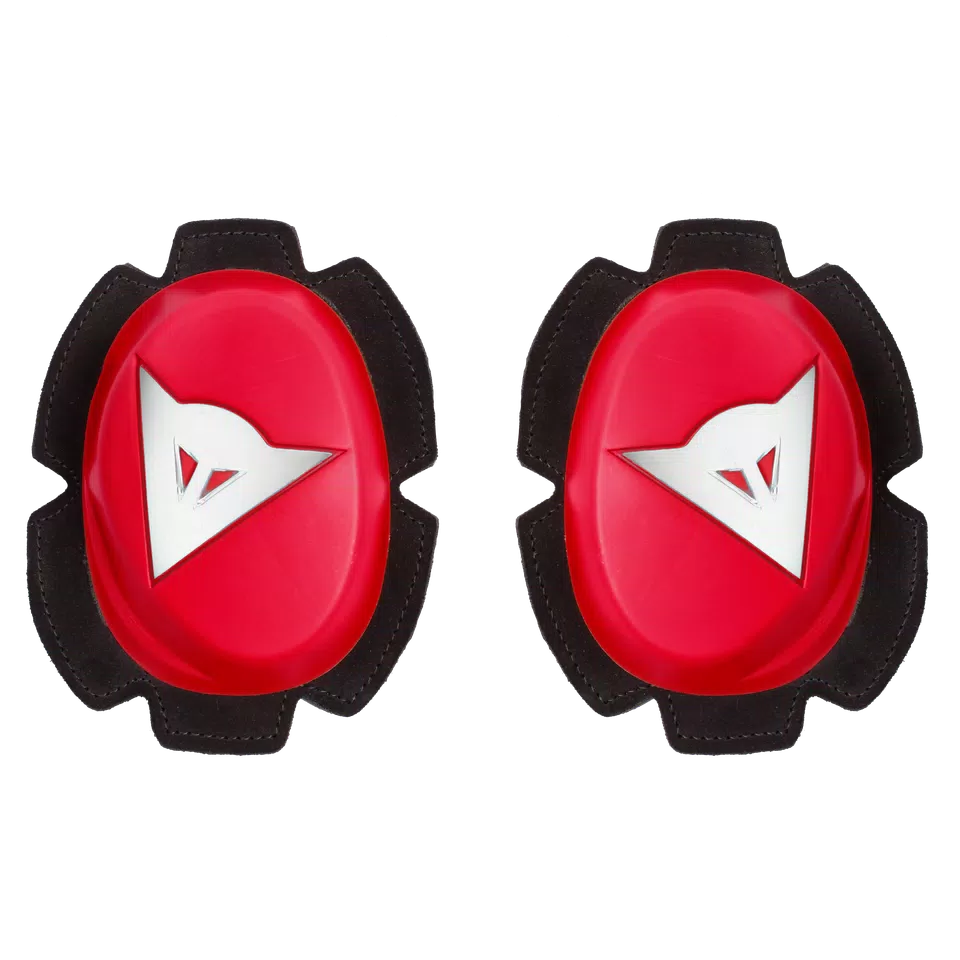 Dainese Pista deslizadores de rodilla Rojo/Blanco 201876166630001 