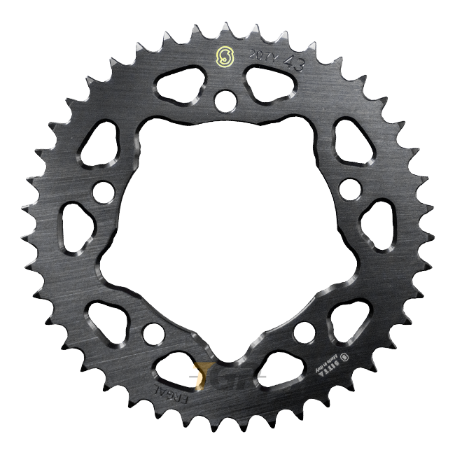 Sitta rueda dentada de aluminio BMW S1000RR K67 (19-25) (207Y) – 37-47 dientes, paso 525 