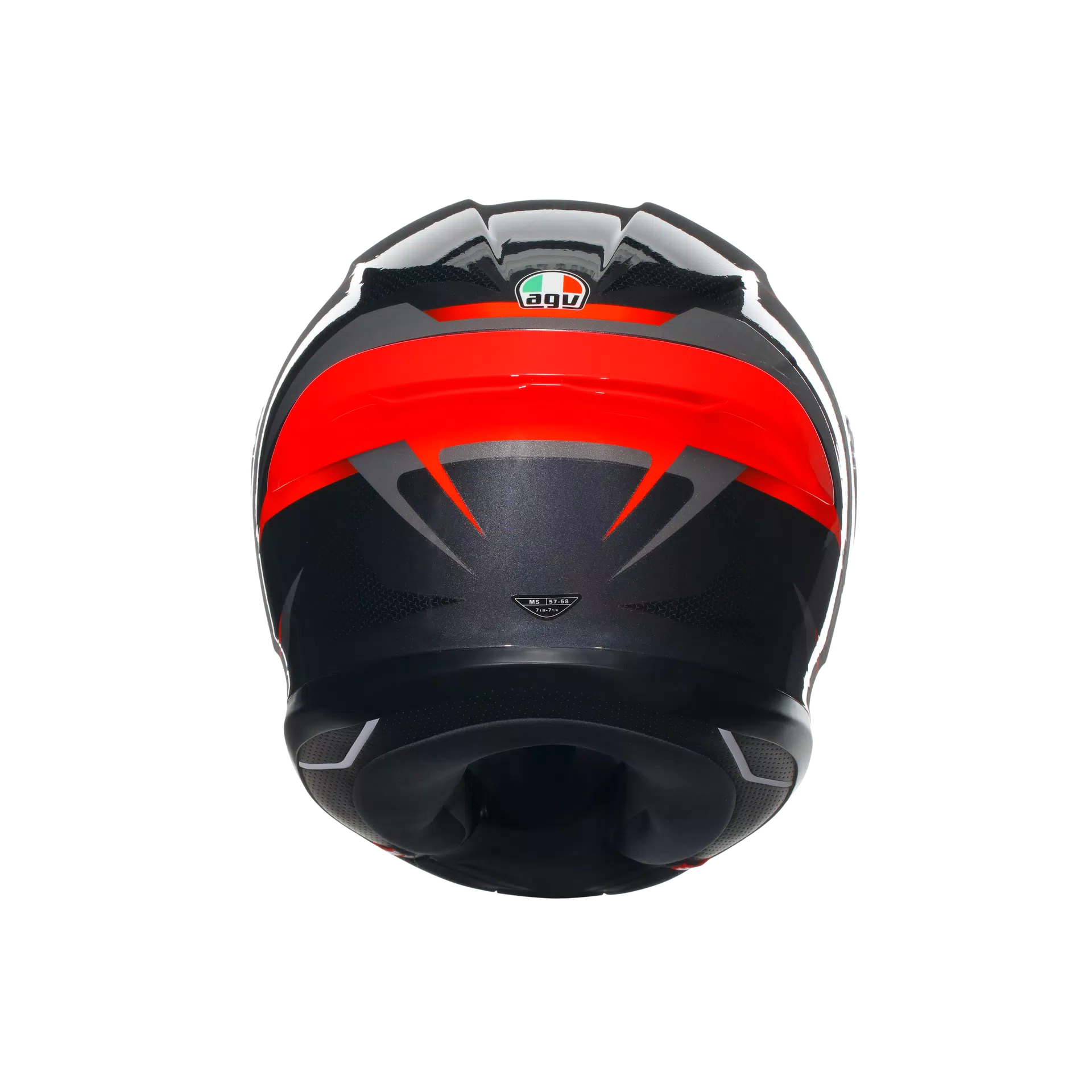 AGV K6 S Casco Slashcut Negro/Gris/Rojo | 2118395001014 