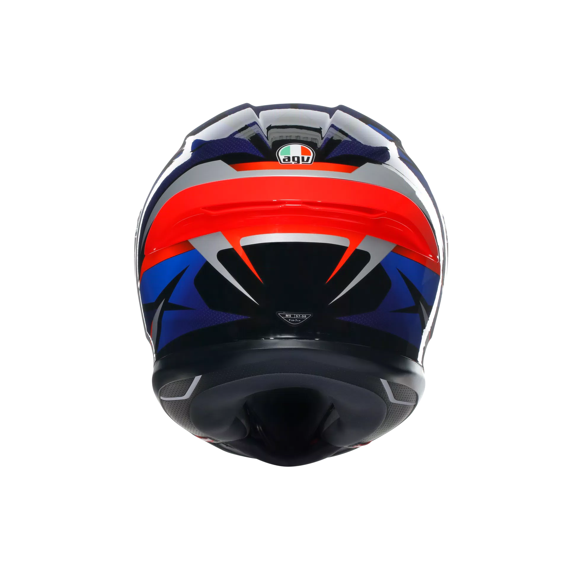 AGV K6 S Casco Slashcut Negro/Azul/Rojo | 2118395001015 