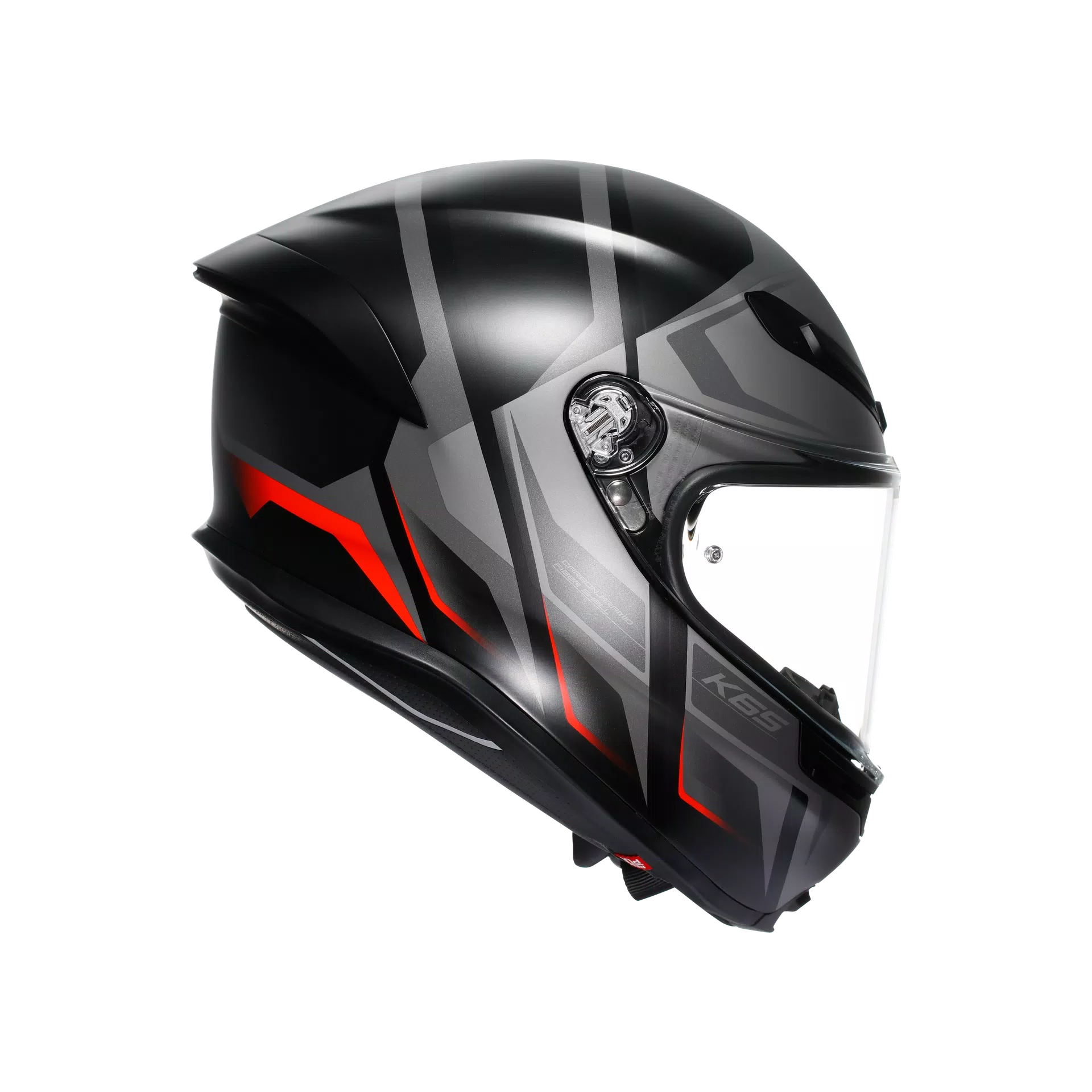 AGV K6 S Casco Karve Mate Negro/Gris/Rojo | 2118395001024 
