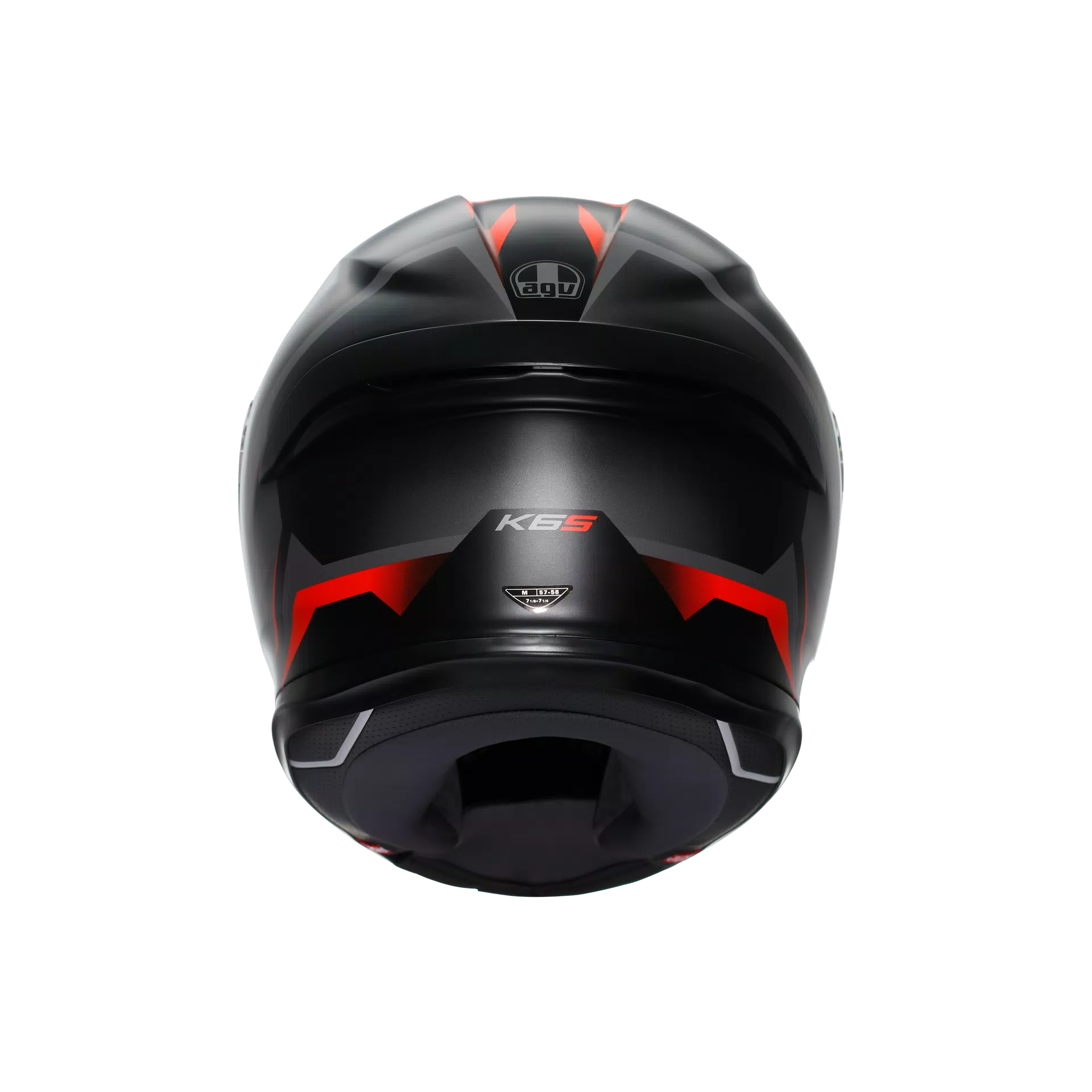 AGV K6 S Casco Karve Mate Negro/Gris/Rojo | 2118395001024 
