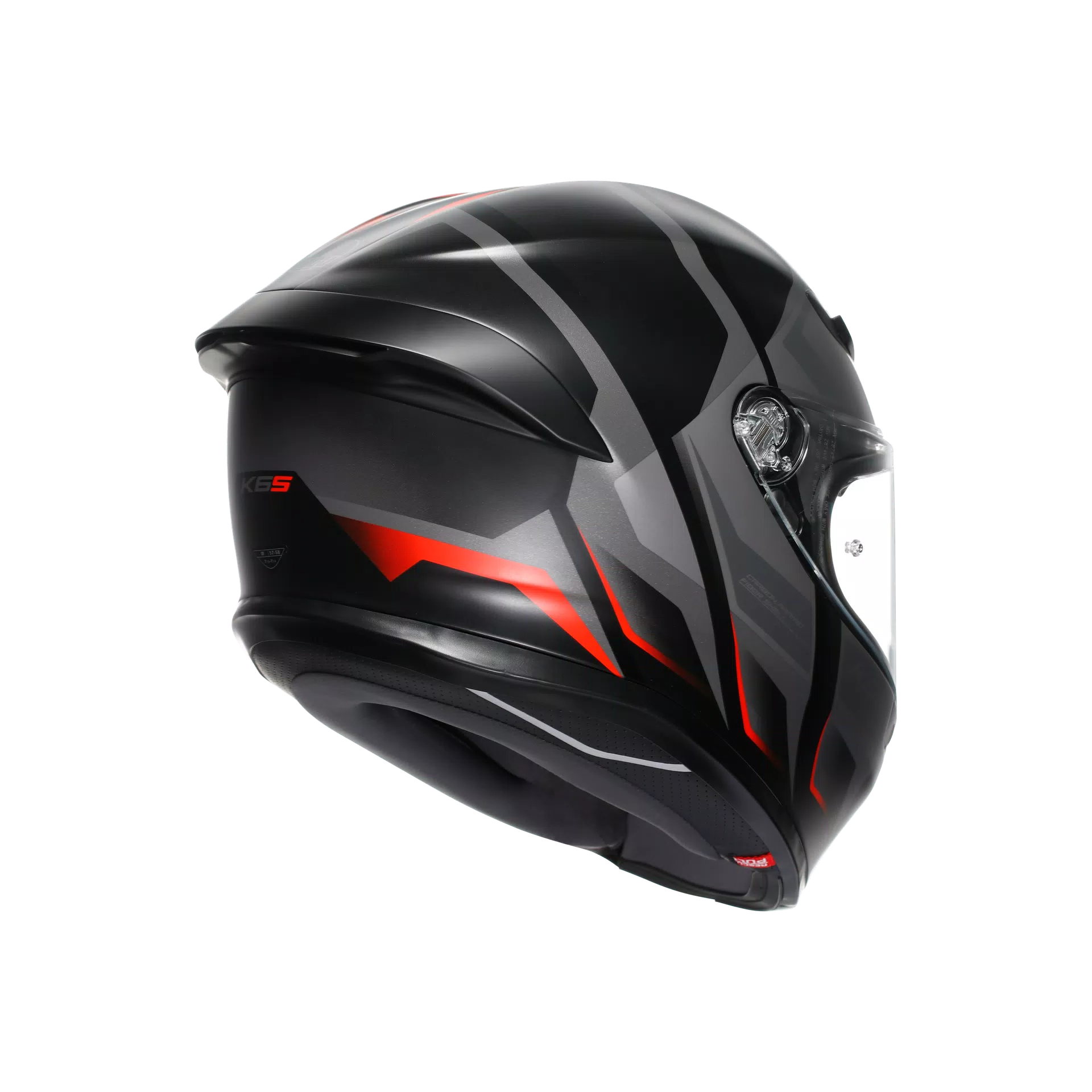 AGV K6 S Casco Karve Mate Negro/Gris/Rojo | 2118395001024 