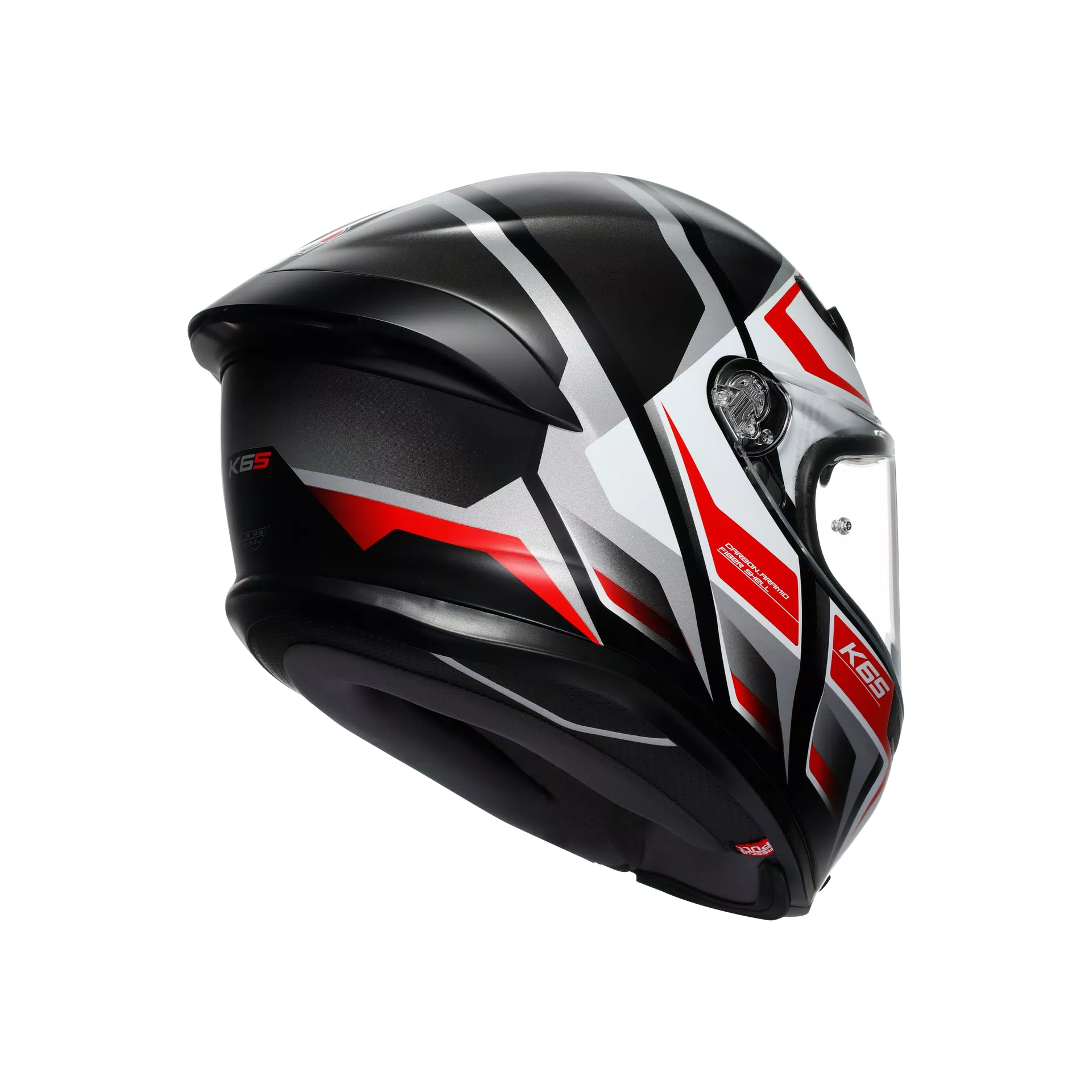 AGV K6 S Casco Karve Mate Negro/Blanco/Rojo | 2118395001025 