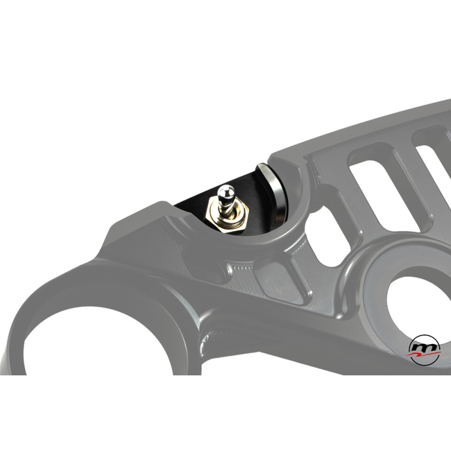 Schalter-Halter für Straßen-Gabelbrücke oben Melotti Racing Yamaha YZF-R6 (06-21) SI.YA.307S1 – Bild 3