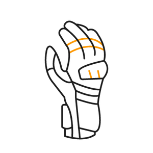 1x Set de guantes (izquierdo + derecho)