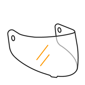 1x visor claro