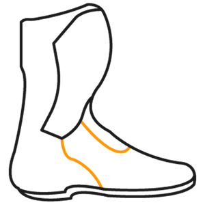 1 par de botas de moto Dainese Axial 2 Air (Custom Works Design)