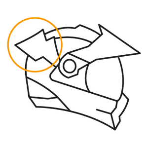 2x alerones intercambiables (Carrera y Ruta)