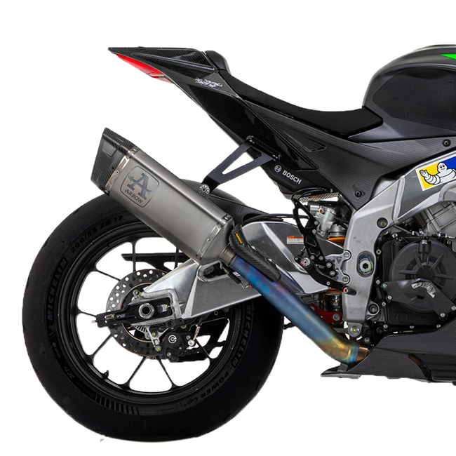 Kit de escape Arrow Slip-On Pista Titanium Aprilia RSV4 1100 Factory (19-20) 71001PT 