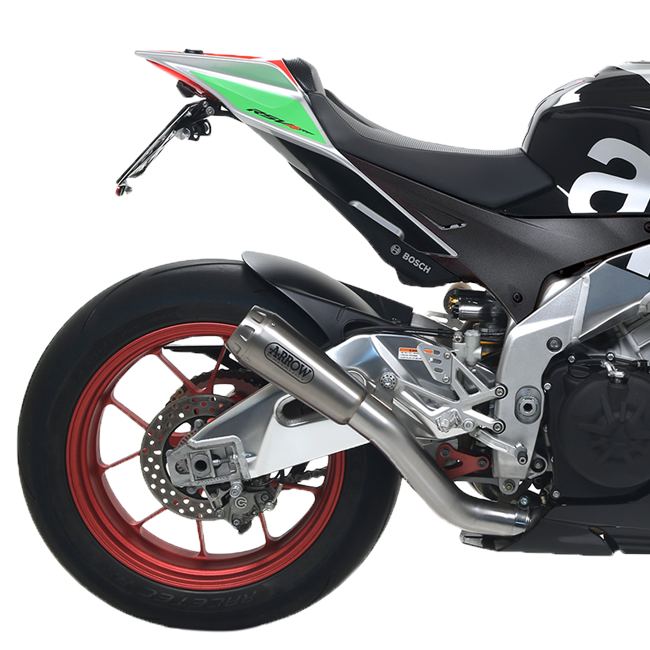 Kit de escape Arrow Slip-On Pro-Race Titanium para Aprilia RSV4/RR/RF (15-16) 71201PR 