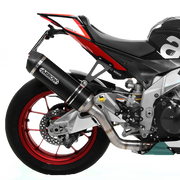 Escape Arrow Slip-On Race-Tech de aluminio oscuro para Aprilia RSV4/RR/RF (15-16) 71744AKN 
