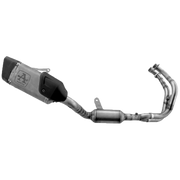 Sistema de escape completo Arrow Pista de acero inoxidable Yamaha YZF-R7 (21-25) 71958PKW 