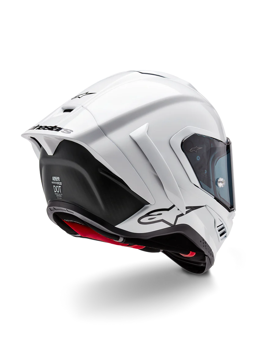 Alpinestars Supertech R10 Solid Casco Blanco Brillante 8200124-2170 