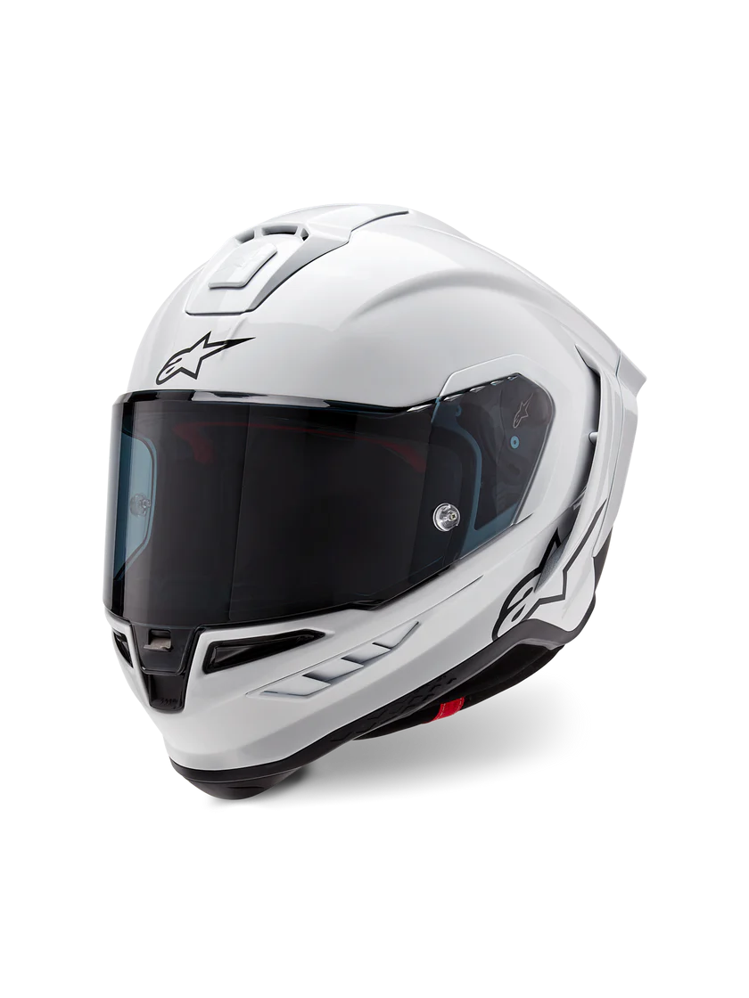 Alpinestars Supertech R10 Solid Casco Blanco Brillante 8200124-2170 