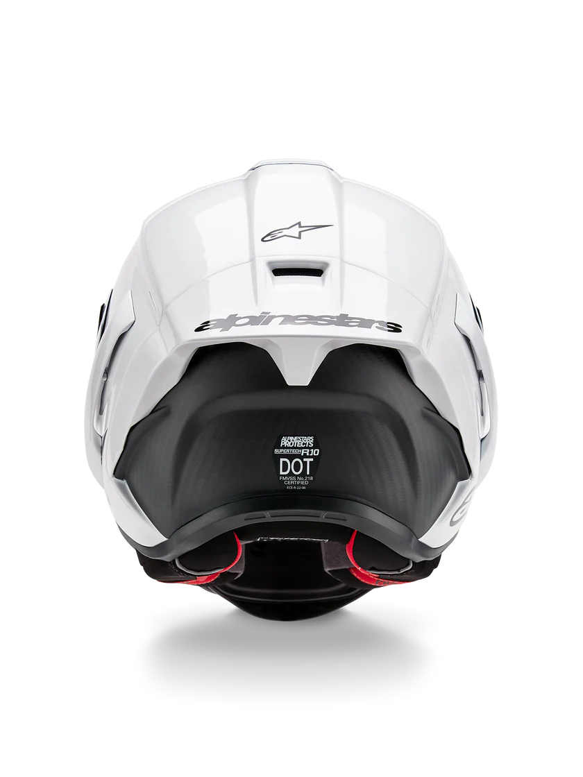 Alpinestars Supertech R10 Solid Casco Blanco Brillante 8200124-2170 