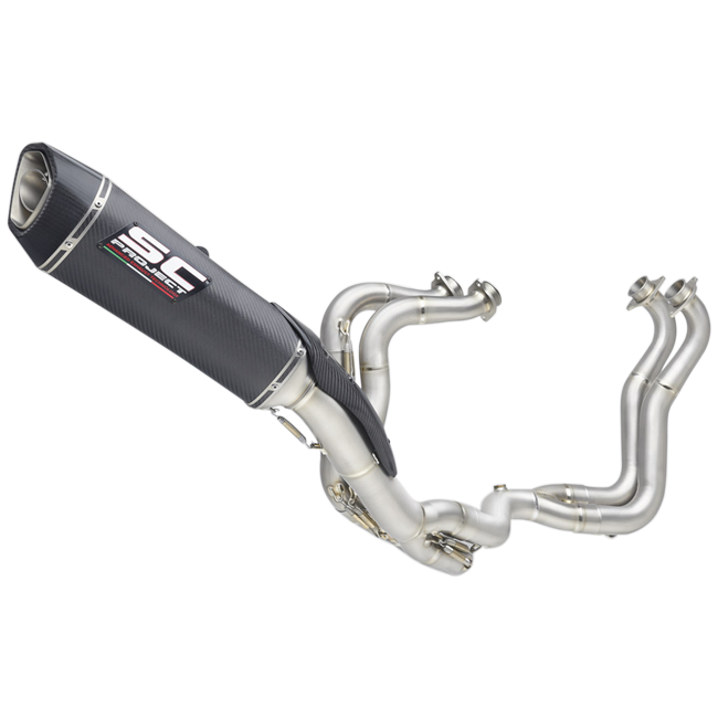 Sistema de escape completo SC-Project Titan SC1-R (350mm) para Aprilia RSV4 1100 Factory (21-25) A27A-TC93C 