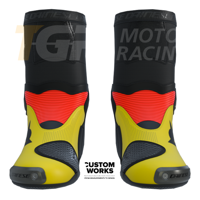 Botas de moto de carreras y carretera Dainese Axial 2 Air para hombre | Edición Germania | Custom Works 