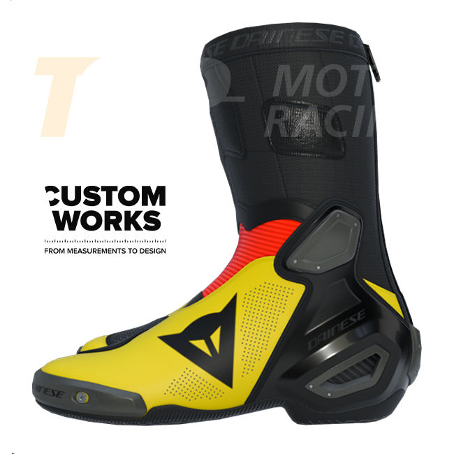 Botas de moto de carreras y carretera Dainese Axial 2 Air para hombre | Edición Germania | Custom Works 