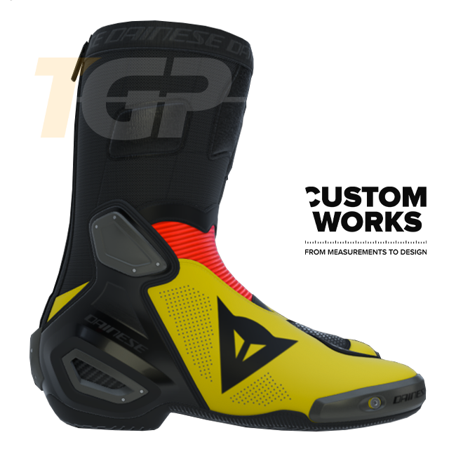 Botas de moto de carreras y carretera Dainese Axial 2 Air para hombre | Edición Germania | Custom Works 