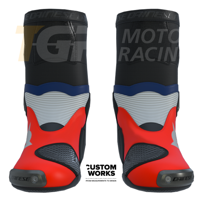Botas de moto de carreras y carretera Dainese Axial 2 para hombre | Edición Francia | Custom Works 