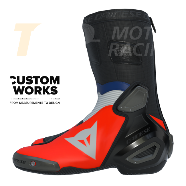 Botas de moto de carreras y carretera Dainese Axial 2 para hombre | Edición Francia | Custom Works 