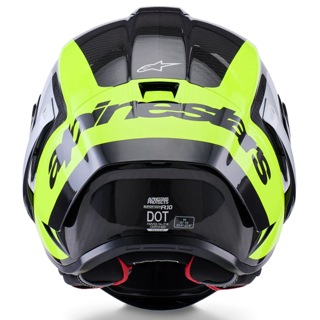 Alpinestars Supertech R10 Casco Arius Amarillo Fluo Brillante 8203926-1699 