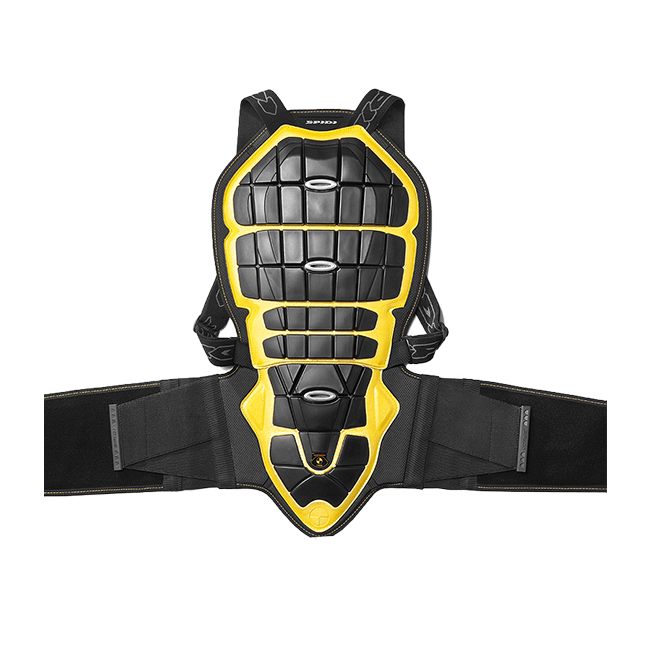 Spidi Back Warrior protector de espalda | Hombre | Negro/Amarillo 
