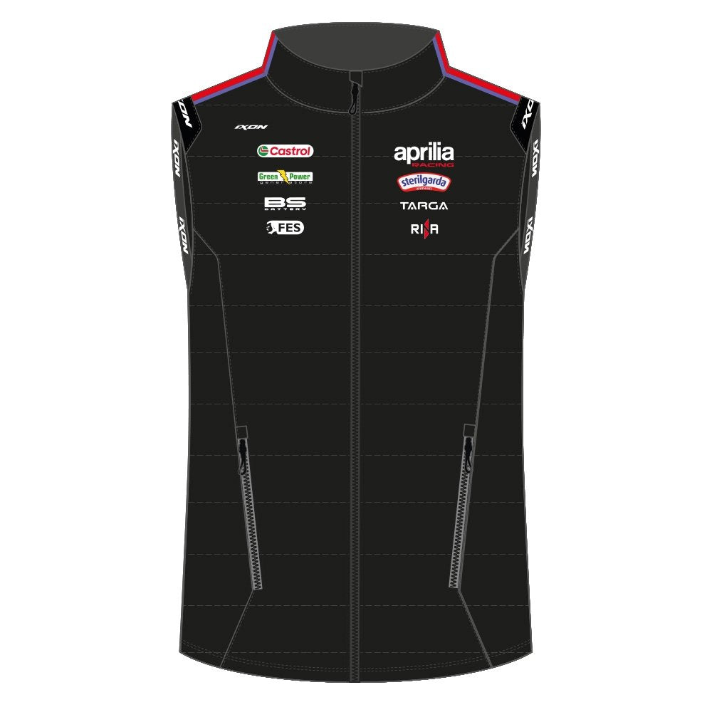 Replica de sudadera con cremallera del equipo de carreras Aprilia Racing Team 2026 para hombre IXON 