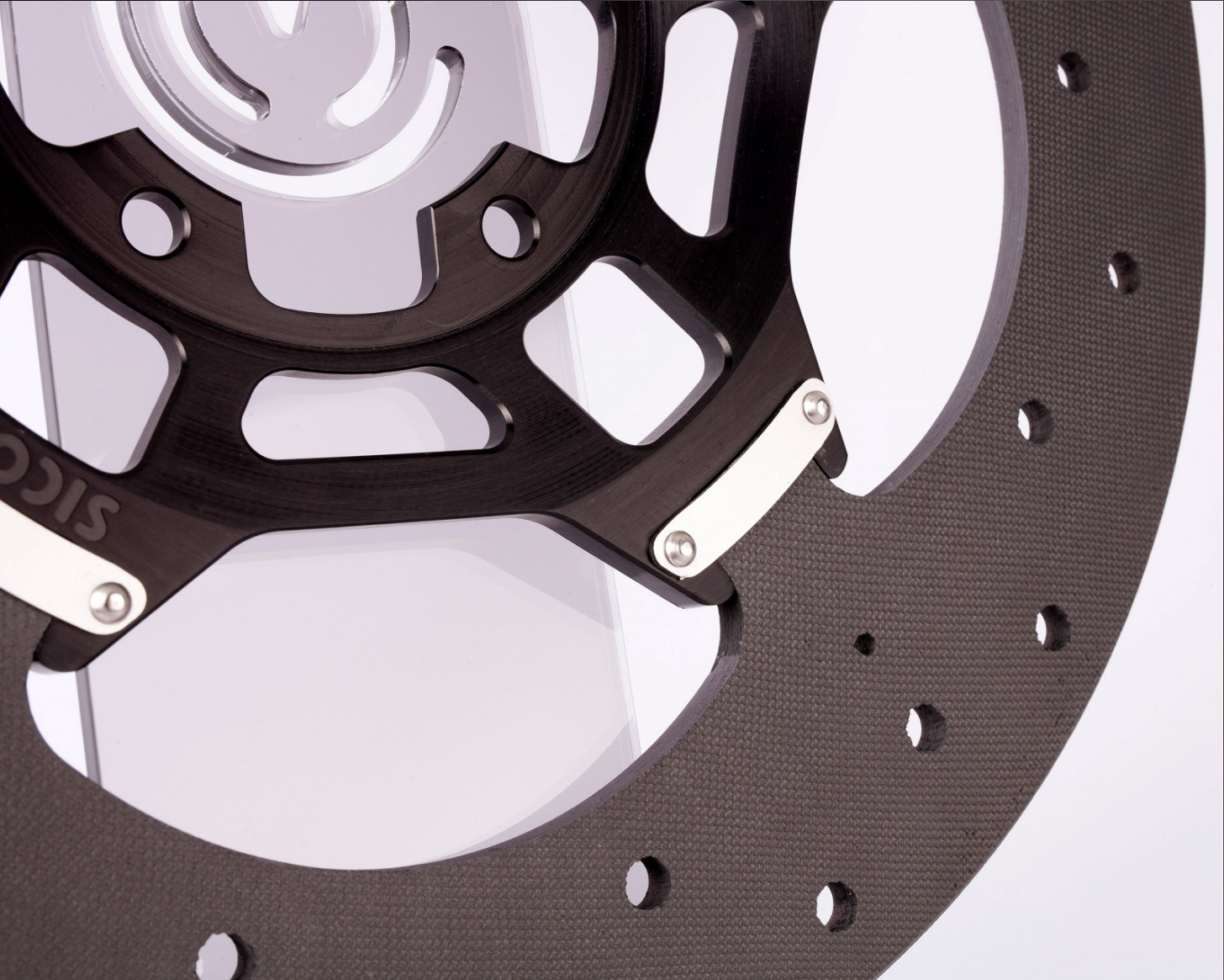 Kit SICOM Carbon-Cerámica Discos de freno Estilo GP SSP 330x6mm para Ducati Panigale V4/S/R (18-24) 