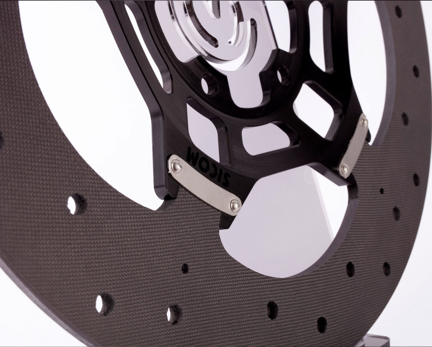 Kit SICOM Carbon-Cerámica Discos de freno Estilo GP SSP 330x6mm para Ducati Panigale V4/S/R (18-24) 