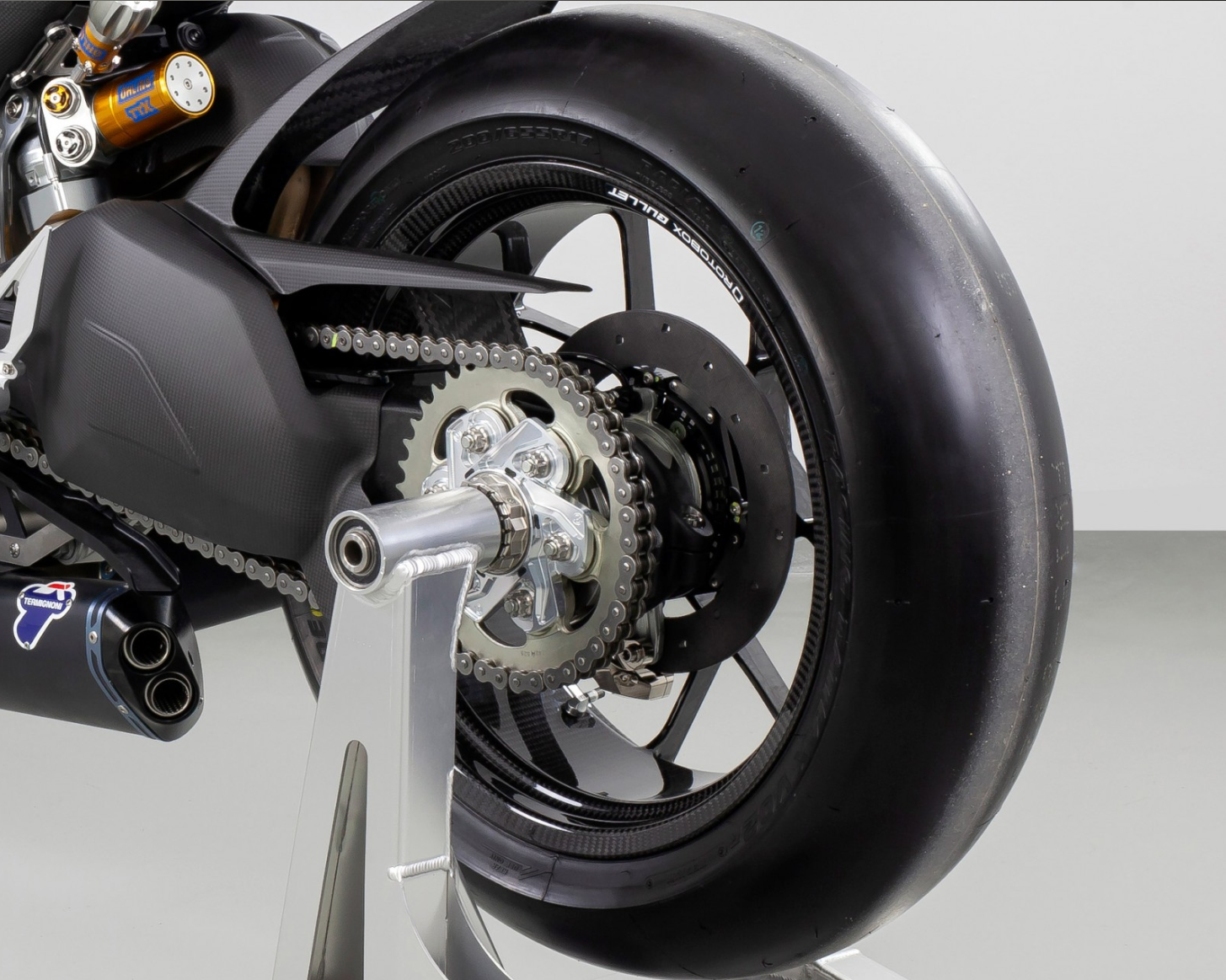 Kit SICOM Carbon-Cerámica de rueda trasera-Discos de freno T-Drive 245x6mm para Ducati Panigale V4/S/R (25-26) 