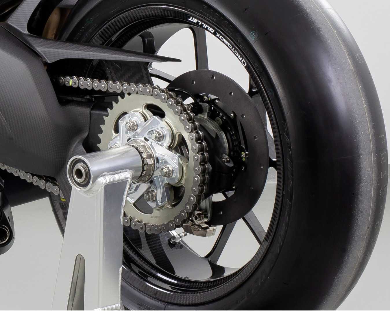 Kit SICOM Carbon-Cerámica de rueda trasera-Discos de freno T-Drive 245x6mm para Ducati Panigale V4/S/R (18-24) 