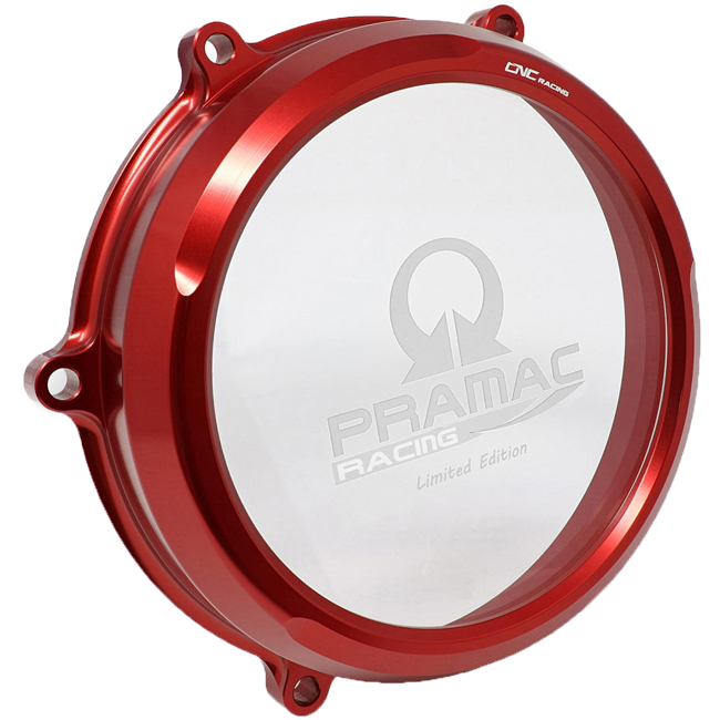 Tapa de embrague transparente Pramac Racing Edición Limitada CNC Racing Ducati Panigale V4/S (2025) CA210PR 
