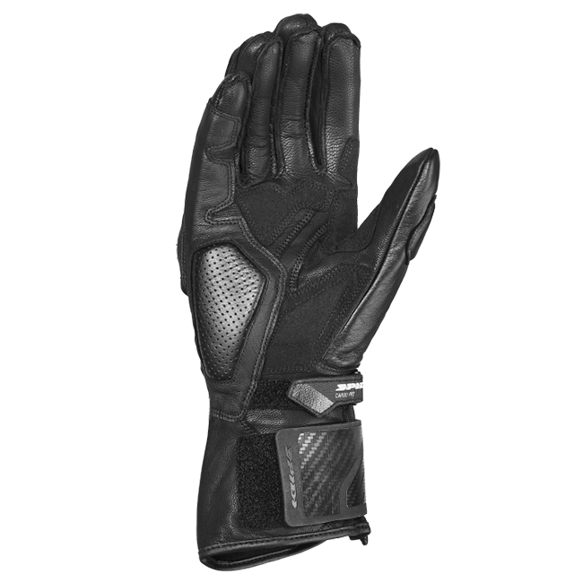 Guantes de cuero de moto Spidi Carbo Fit Racing | Hombre | Negro | A226026 