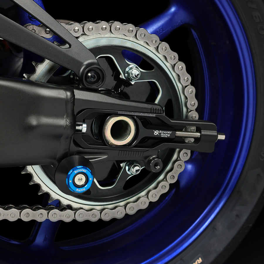 Tensor de cadena con soporte de pinza de freno Bonamici Racing Yamaha YZF-R9 (25-26) CHAD17P_BK 