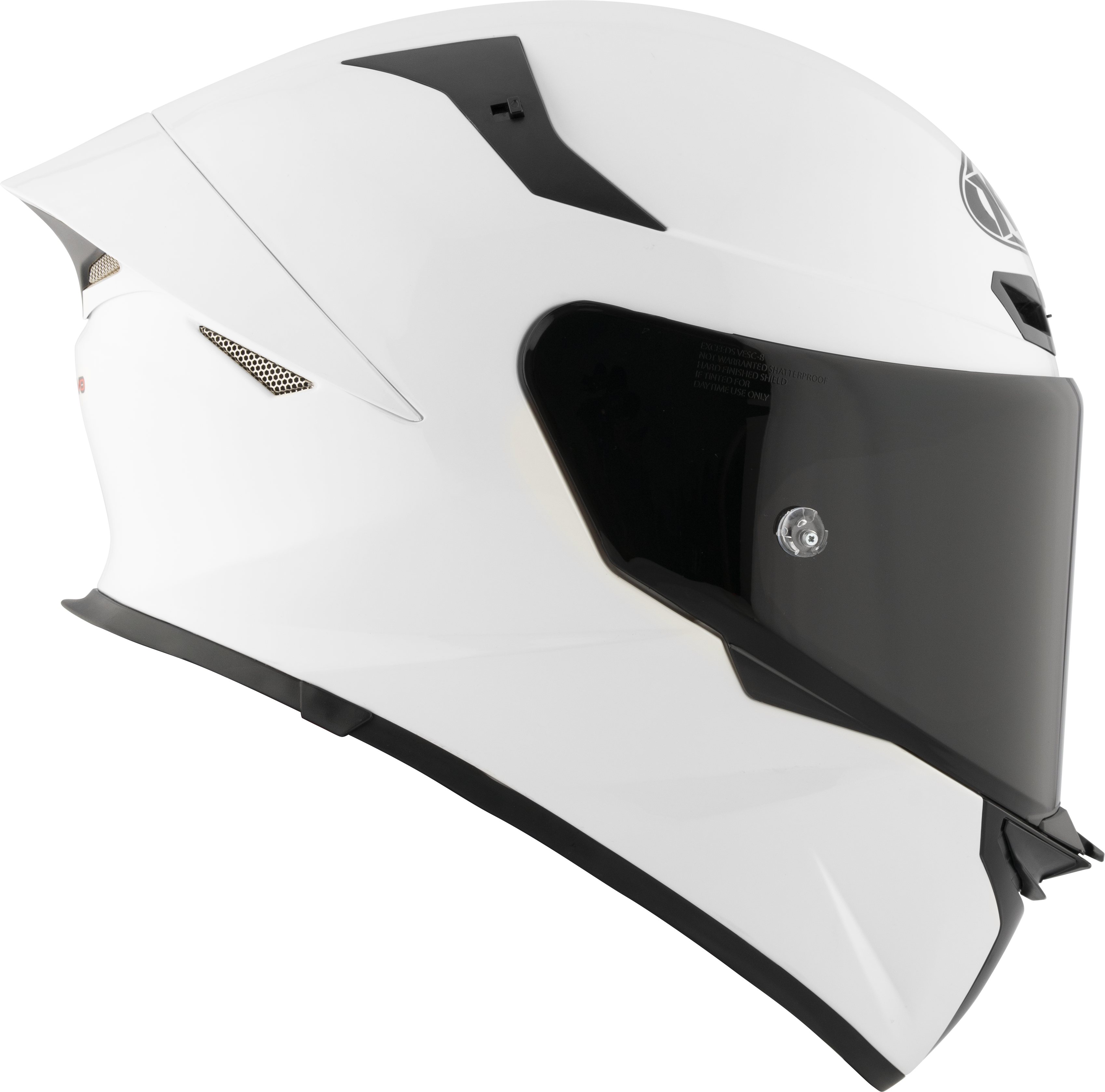 KYT TT-Revo casco blanco brillante Y6TR00W3 