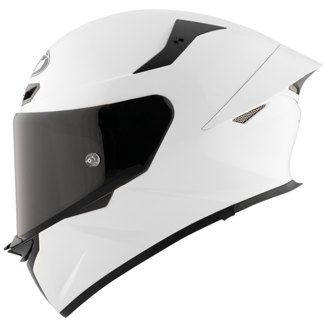 KYT TT-Revo casco blanco brillante Y6TR00W3 