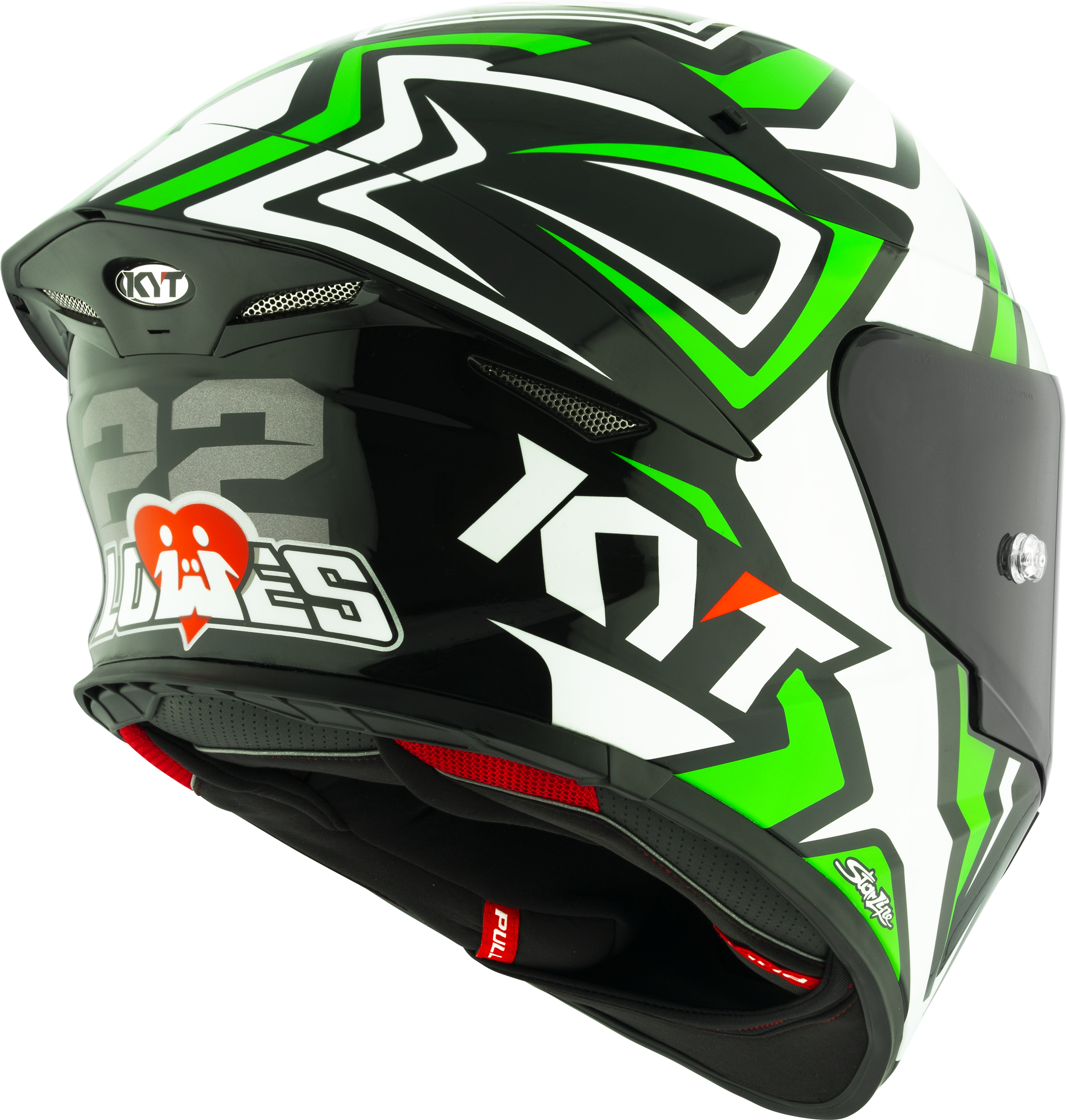 KYT TT-Revo Casco Réplica Alex Lowes 2024 Y6TR0041 