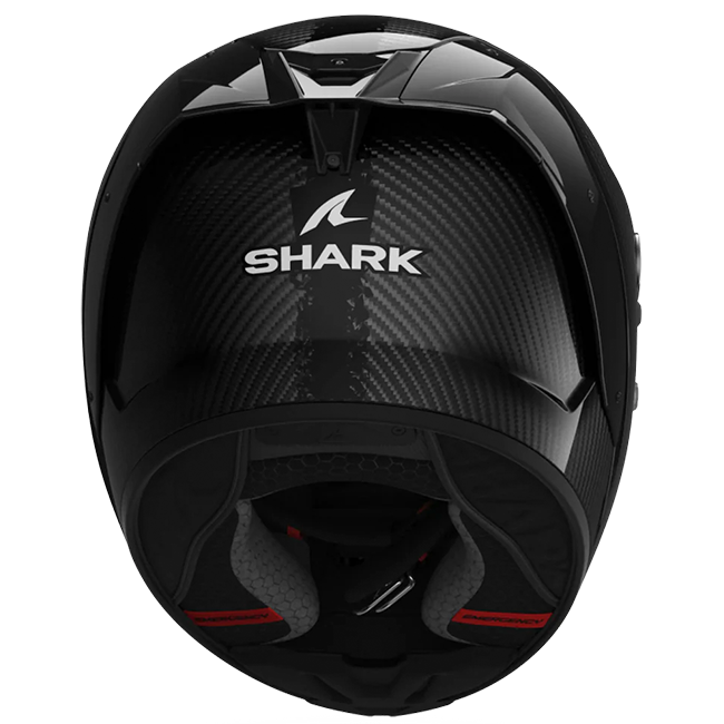Shark Aeron Casco de fibra de carbono brillante DAD 